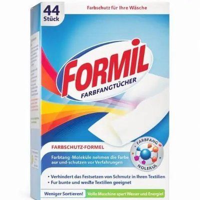 Активні серветки для прання Formil Farbfangtucher 44 шт  294542 фото