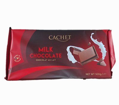 Молочний шоколад Cachet какао 32% 500г 130970 фото