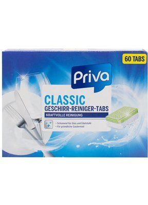 Таблетки для посудомийної машини Priva Classic 60 шт 113478 фото