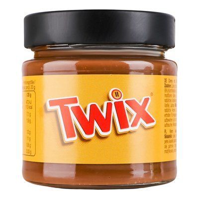 Шоколадно-карамельна паста зі шматочками печива Twix 200 г 901928 фото