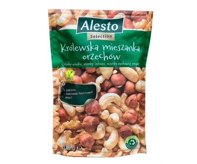 Alesto Mixed Nuts Мікс горіхів - фундук, волоський, кешью 200 г 551648 фото