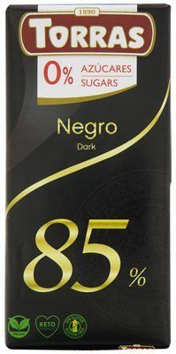 Шоколад черный 85% без сахара Torras 585 Negro Dark 75г 907149 фото