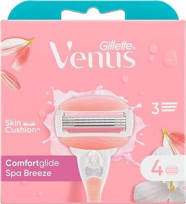 Сменные картриджи для бритья Venus ComfortGlide Spa Breeze 4 шт 02386 фото