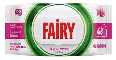Серветки для прибирання Fairy Lilyum 100 шт 633137 фото