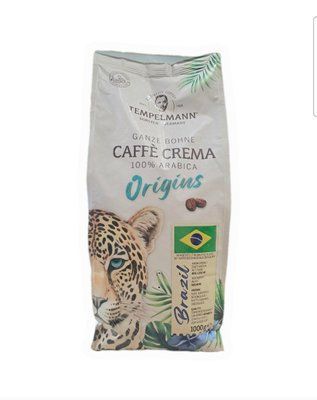 Кофе в зернах Tempelmann Origins Brazil 1 кг 210967 фото