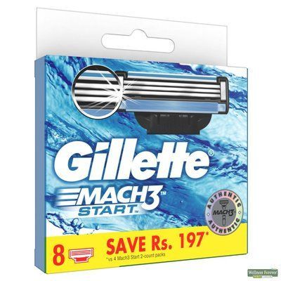 Змінні касети для гоління Gillette Mach3 Start 8 шт. 093837 фото