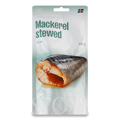 Скумбрия Storm томлена в масле 225 г 092924 фото