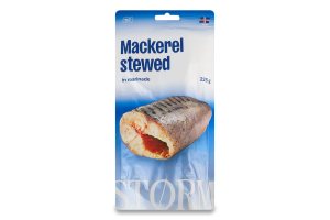 Скумбрия Storm томлена в маринаде 225 г 093624 фото